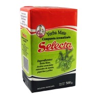 Yerba mate compuesta sabor a menta, peperina y poleo Selecta 500 gr